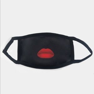 No makeup no lipstick no problem red lips mask